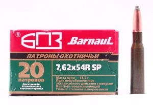 Патрон BARNAUL к. 7,62X54R SP 13.2 гр.